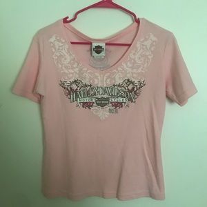 Harley pink t-shirt